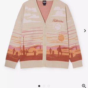 Her Universe tatooine Beige and Pink Women's Sweater